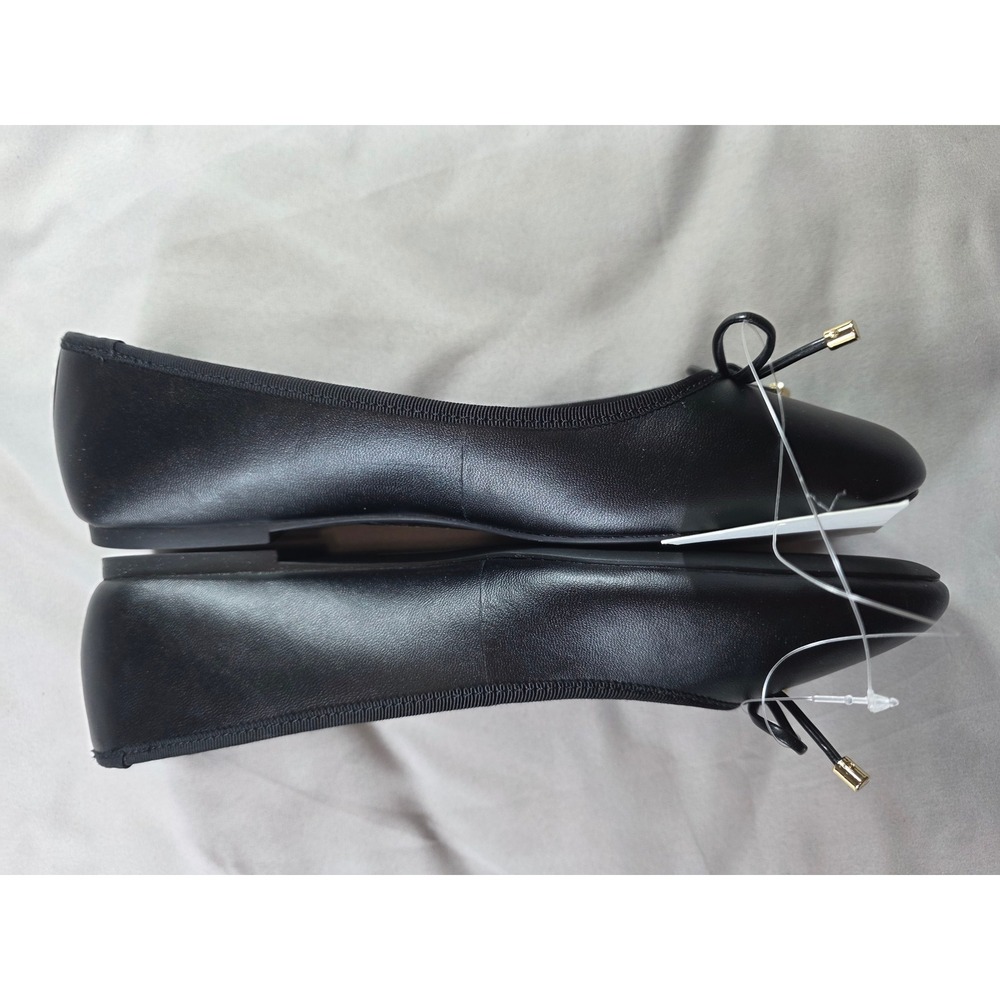 Ted Baker Ballet Flats Women Size 9 Black Leather Bow Detail 1967199 NEW - Picture 6 of 9